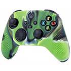 Силіконовий чохол для джойстика геймпада Microsoft Xbox Series X/S зелений камуфляжний