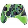 Силиконовый чехол для джойстика геймпада Microsoft Xbox Series X / S камуфляжный зеленый