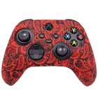 Силіконовий чохол для джойстика Xbox Series S/X (принт пейслі) RED