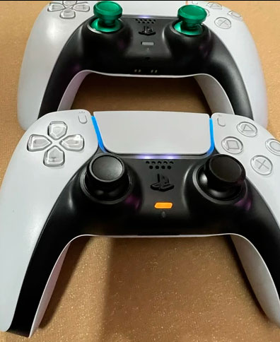 Стики алюминиевые для джойстика PS5 зеленые Стики алюминий для Дуалсенс зеленые