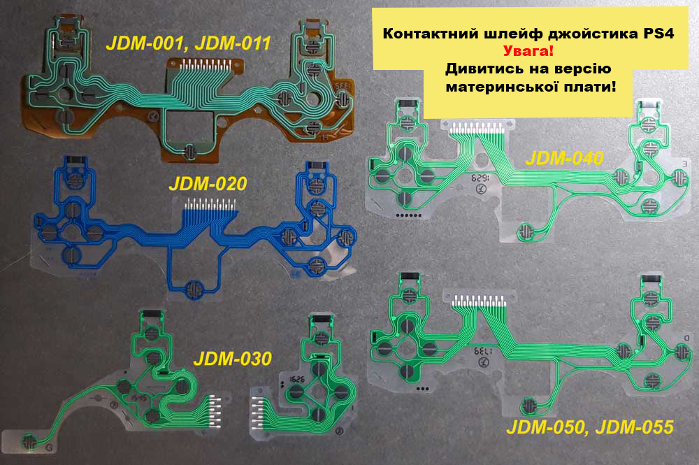 Контатный шлtйф дойстика PS4